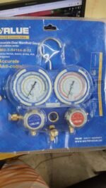 VALUE Double Manifold Gauge Set with Charging Hose (VMG-2-R410A-B-02)