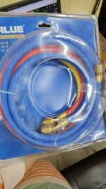 VALUE Double Manifold Gauge Set with Charging Hose (VMG-2-R410A-B-02) - Image 2